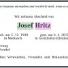 Hritz Josef 1930-2017 Todesanzeige (1)